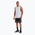 Under Armour Baseline Cotton Tank 100 ανδρική φανέλα μπάσκετ λευκό και μαύρο UAR-1361901100-100 2