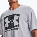 Under Armour ABC Camo Boxed Logo mod γκρι ανοιχτό χρώμα ερείκης/μαύρο ανδρικό μπλουζάκι προπόνησης 4