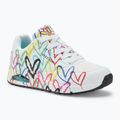 Γυναικεία παπούτσια SKECHERS JGoldcrown Uno Spread The Love white/multicolor