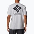 Ανδρικό Columbia Tech Trail Graphic Tee γκρι 1930802 πουκάμισο πεζοπορίας 4