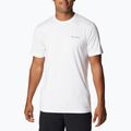 Ανδρικό Columbia Tech Trail Graphic Tee λευκό 1930802 πουκάμισο πεζοπορίας 5