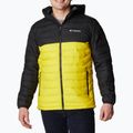 Columbia Powder Lite Hooded ανδρικό πουπουλένιο μπουφάν μαύρο/κίτρινο 1693931 11