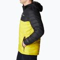 Columbia Powder Lite Hooded ανδρικό πουπουλένιο μπουφάν μαύρο/κίτρινο 1693931 12