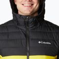 Columbia Powder Lite Hooded ανδρικό πουπουλένιο μπουφάν μαύρο/κίτρινο 1693931 15