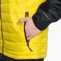 Columbia Powder Lite Hooded ανδρικό πουπουλένιο μπουφάν μαύρο/κίτρινο 1693931 4