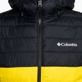 Columbia Powder Lite Hooded ανδρικό πουπουλένιο μπουφάν μαύρο/κίτρινο 1693931 8