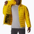 Ανδρικό μπουφάν με κουκούλα Columbia Pebble Peak Down Hooded Jacket Κίτρινο 2008315 5