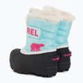 Sorel Snow Commander παιδικές μπότες χιονιού ocean surf/cactus pink 3