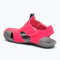 Παιδικά σανδάλια Nike Sunray Protect 2 hyper pink/γκρι καπνογόνο/φούξια λάμψη 3