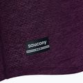 Γυναικεία μπλούζα για τρέξιμο Saucony Stopwatch eggplant heather 3