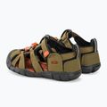 Παιδικά σανδάλια KEEN Seacamp II CNX dark olive/gold flame 3