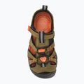 Παιδικά σανδάλια KEEN Seacamp II CNX dark olive/gold flame 6