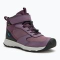 Παιδικά παπούτσια πεζοπορίας KEEN Skua Mid WP JR black plum/plum perfect