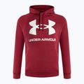 Ανδρικό φούτερ Under Armour Rival Fleece Big Logo HD hoodie κόκκινο και λευκό 1357093 4