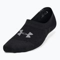 Under Armour Breathe Lite Ultra Low 3P μαύρες/μαύρες/γκρι γυναικείες κάλτσες προπόνησης 2