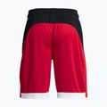 Under Armour Baseline 10In 600 ανδρικό σορτς μπάσκετ κόκκινο 1370220-600-LG 6