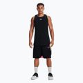 Under Armour Baseline Cotton Tank 003 ανδρικό μπλουζάκι μπάσκετ μαύρο 1361901 2