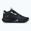 Under Armour Lockdown 6 παπούτσια μπάσκετ μαύρο/μαύρο/μεταλλικό χρυσό 11