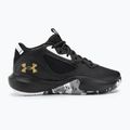 Under Armour Lockdown 6 παπούτσια μπάσκετ μαύρο/μαύρο/μεταλλικό χρυσό 2