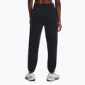 Under Armour Essential Fleece Joggers μαύρο/λευκό γυναικείο παντελόνι προπόνησης 3