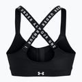 Under Armour Infinity High Bra Σουτιέν γυμναστικής με φερμουάρ μαύρο 1373860 2