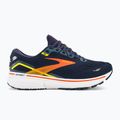 Brooks Ghost 15 ανδρικά παπούτσια για τρέξιμο peacoat/κόκκινο/κίτρινο 3