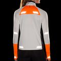 Γυναικείο φούτερ για τρέξιμο Brooks Run Visible 1/2 Zip 2.0 ecru/fluoro flash/black 5