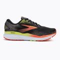 Ανδρικά παπούτσια για τρέξιμο Brooks Ghost 16 wide fit black/mandarin red/green 2