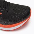 Ανδρικά παπούτσια για τρέξιμο Brooks Ghost 16 wide fit black/mandarin red/green 7