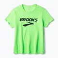 Ανδρική μπλούζα Brooks Distance 3.0 neo limeade/brooks logo running shirt 6