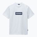 Ανδρικό μπλουζάκι Napapijri S-Box Logo white heron 4