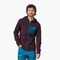 Patagonia R1 Air Full-Zip obsidian plum ανδρικό φούτερ πεζοπορίας