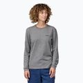 Γυναικείο Patagonia P-6 Logo Responsibili-Tee gravel heather longsleeve