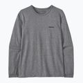 Γυναικείο Patagonia P-6 Logo Responsibili-Tee gravel heather longsleeve 3