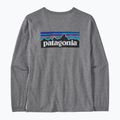 Γυναικείο Patagonia P-6 Logo Responsibili-Tee gravel heather longsleeve 4