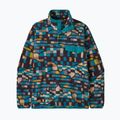 Patagonia ανδρικό fleece φούτερ LW Synch Snap-T P/O fitz roy patchwork/belay blue 6