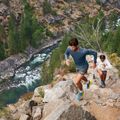 HOKA Speedgoat 5 ανδρικά παπούτσια για τρέξιμο μπλε-πράσινο 1123157-BCEP 10