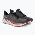 HOKA ανδρικά παπούτσια για τρέξιμο Clifton 8 γκρι 1119393-ACTL 5