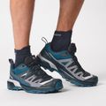 Salomon X Ultra Quarter carbon/stargazer/pearl blue κάλτσες 3