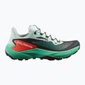 Salomon Genesis bay/electric green/cherry γυναικεία παπούτσια για τρέξιμο 9