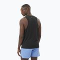 Ανδρικό running tank top Salomon Shakeout Core Tank βαθύ μαύρο 2