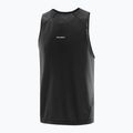 Ανδρικό running tank top Salomon Shakeout Core Tank βαθύ μαύρο 4