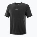 Ανδρική ανδρική μπλούζα Salomon SHKout Core deep black running shirt 4