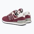 New Balance ML574 μπορντό ανδρικά παπούτσια 3