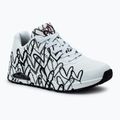 Γυναικεία παπούτσια SKECHERS JGoldcrown Uno Spread The Love white/black/gray