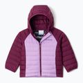 Columbia Powder Lite Hooded gumdrop/marionberry παιδικό πουπουλένιο μπουφάν με κουκούλα 5