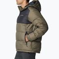 Ανδρικό Columbia Pike Lake II Hooded πέτρινο πράσινο/καρχαρία πουπουλένιο μπουφάν με κουκούλα 2