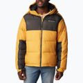 Ανδρικό Columbia Pike Lake II Hooded ακατέργαστο μέλι/καρχαρία πουπουλένιο μπουφάν με κουκούλα