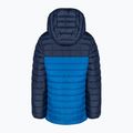 Columbia Powder Lite Hooded bright indigo/collegiate navy παιδικό πουπουλένιο μπουφάν με κουκούλα 2