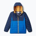 Columbia Powder Lite Hooded bright indigo/collegiate navy παιδικό πουπουλένιο μπουφάν με κουκούλα 5